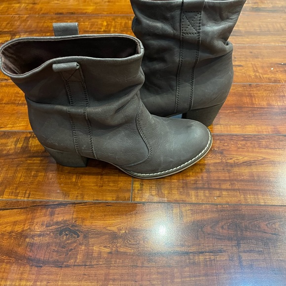 AUTHENTIC SUNDANCE LAVORAZIONE ARTIGIANA LEATHER BOOTIES SZ 7.5 38 - Picture 6 of 9